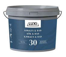 Veggmaling kjøkken/bad mote hvit 4,5 liter - Luxi